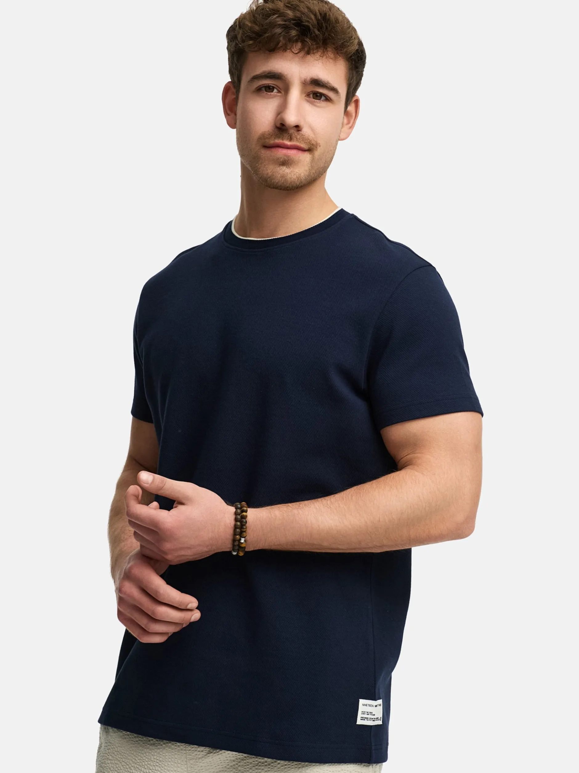 Indicode Herren T-Shirt - INSandt in blau