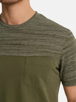 Indicode Herren T-Shirt - INSprings in khaki
