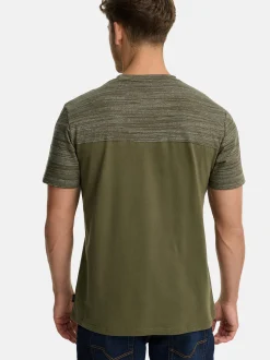 Indicode Herren T-Shirt - INSprings in khaki