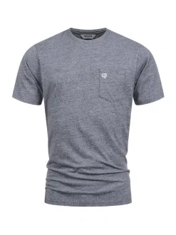 Indicode Herren T-Shirt - INStrib in blau