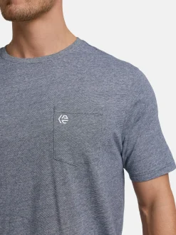 Indicode Herren T-Shirt - INStrib in blau