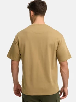 Indicode Herren T-Shirt - INWiwa in beige