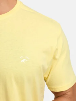 Indicode Herren T-Shirt - Kloge in gelb