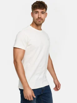 Indicode Herren T-Shirt - Kloge in ecru beige