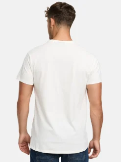Indicode Herren T-Shirt - Kloge in ecru beige