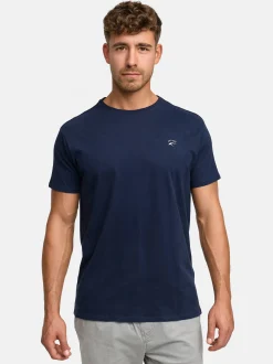 Indicode Herren T-Shirt - Kloge in marine