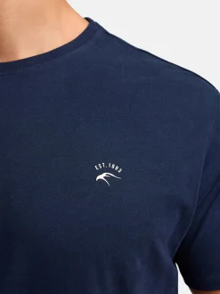 Indicode Herren T-Shirt - Kloge in marine