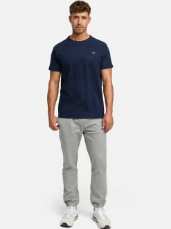Indicode Herren T-Shirt - Kloge in marine