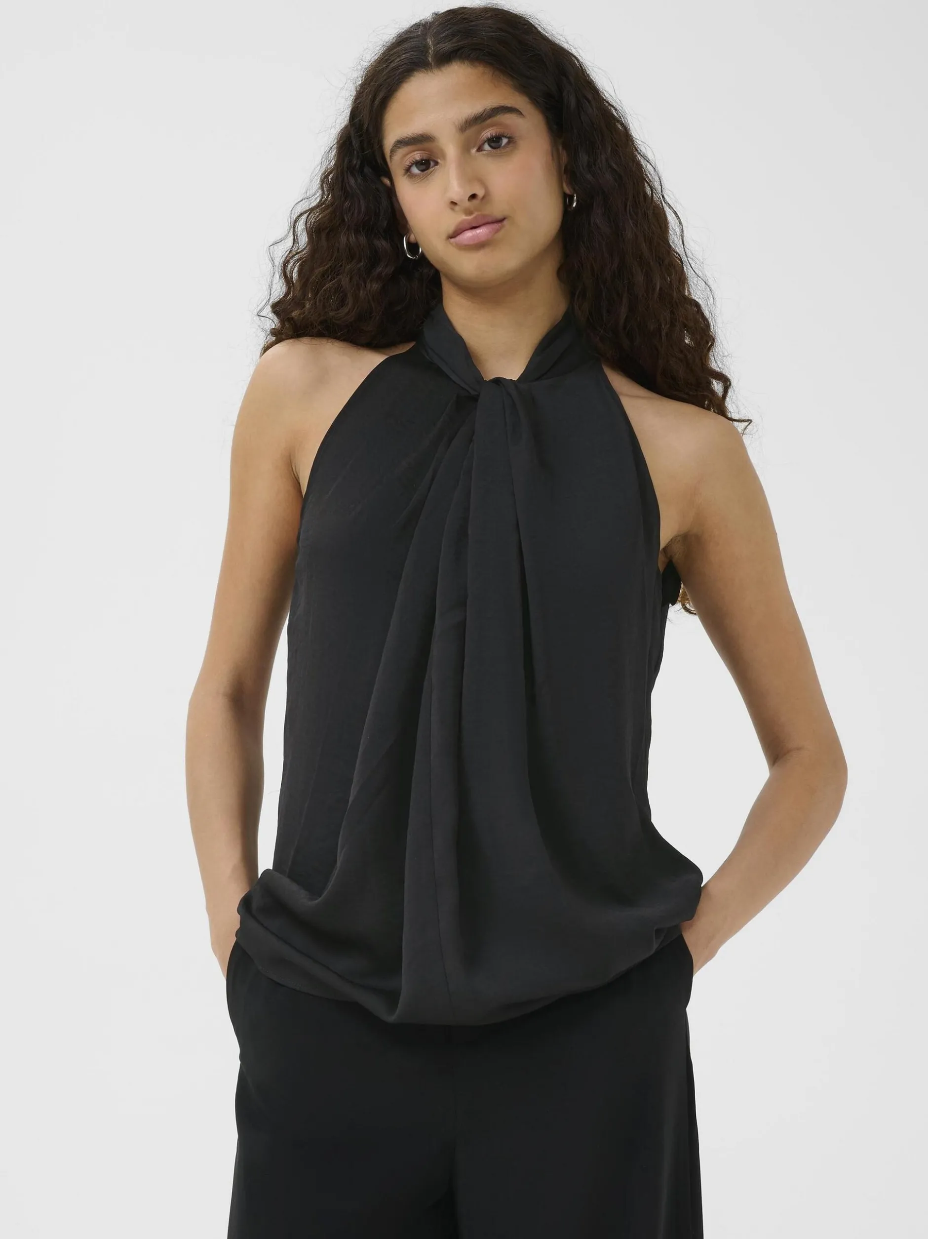 Inwear Damen Blusentop KotoIW in schwarz