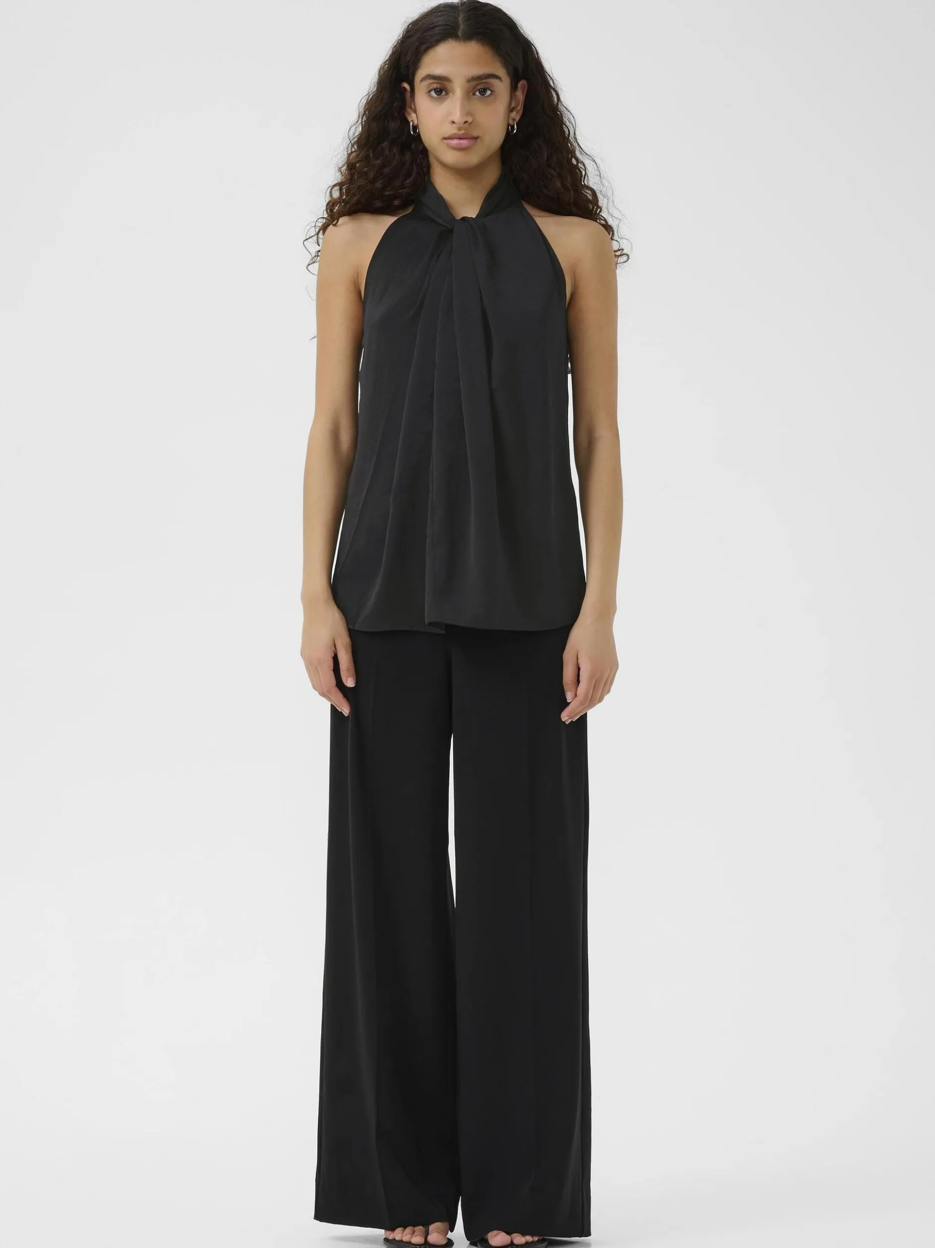 Inwear Damen Blusentop KotoIW in schwarz