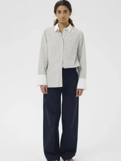 Inwear Damen Casual DIAZIW Normale Passform in blau