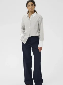 Inwear Damen Casual DIAZIW Normale Passform in blau