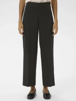 Inwear Damen Casual Hose Zhen Mittlere Taille in schwarz