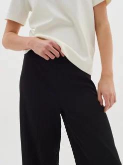 Inwear Damen Casual Hose Zhen Mittlere Taille in schwarz
