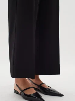 Inwear Damen Casual Hose Zhen Mittlere Taille in schwarz
