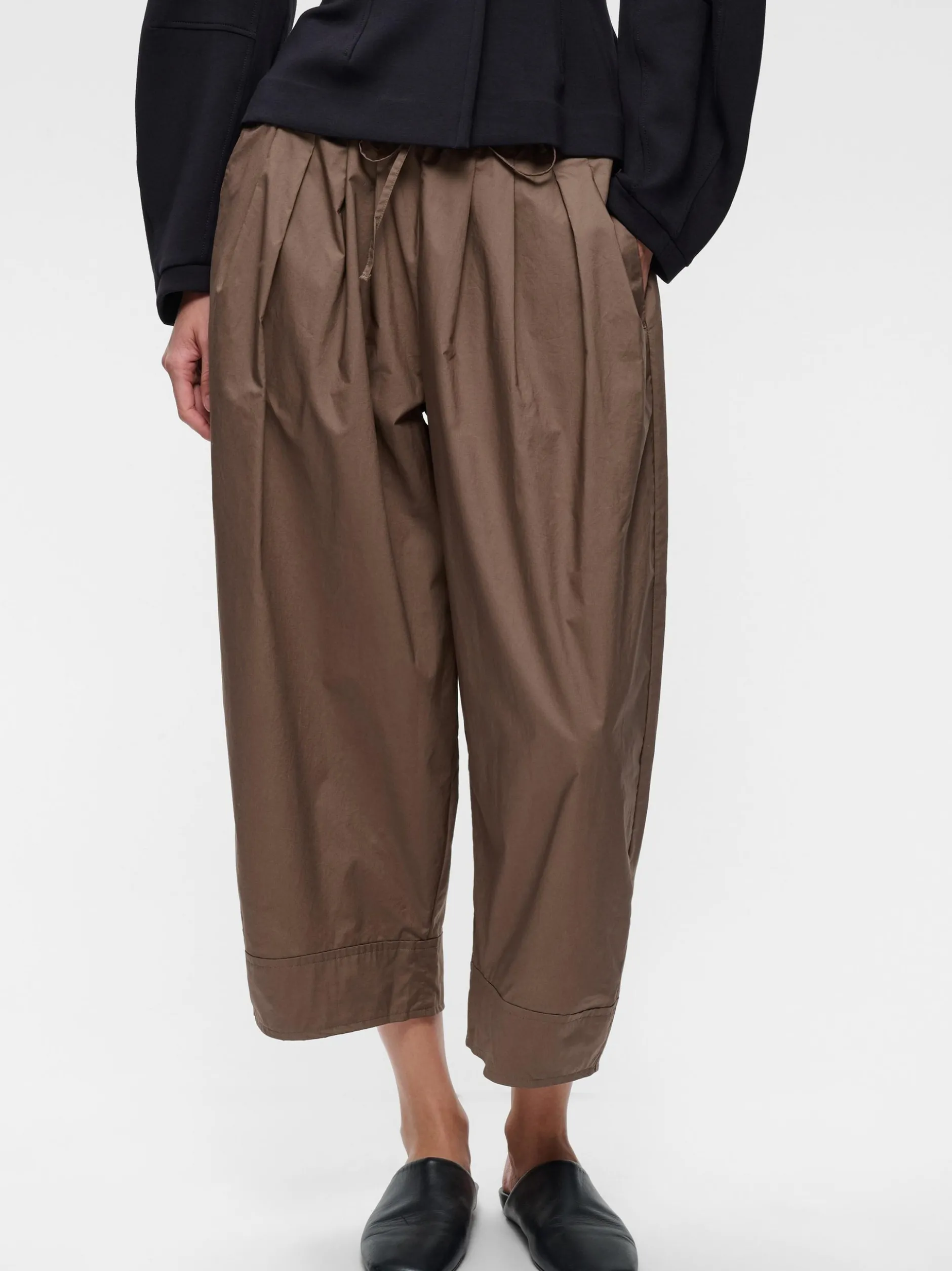 Inwear Damen Hose HAZEIW Elastische Taille in braun