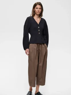 Inwear Damen Hose HAZEIW Elastische Taille in braun