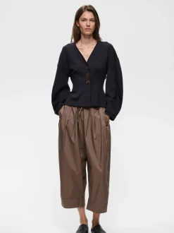 Inwear Damen Hose HAZEIW Elastische Taille in braun