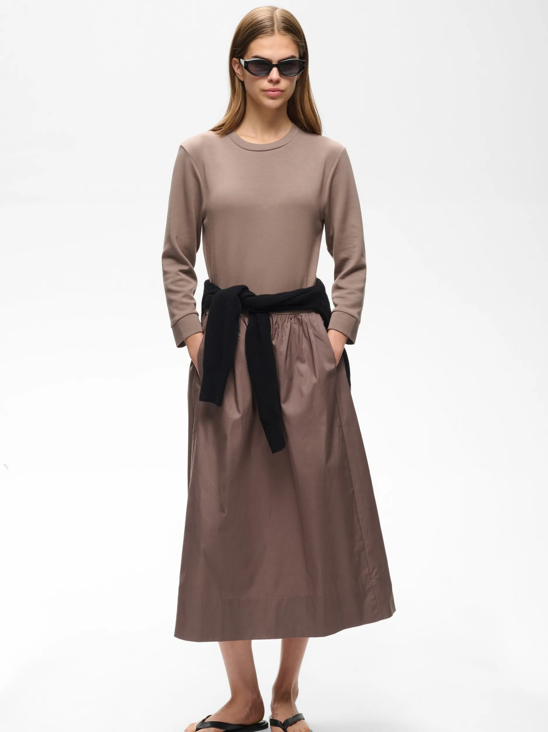 Inwear Damen Jerseykleid MiraIW in mocca