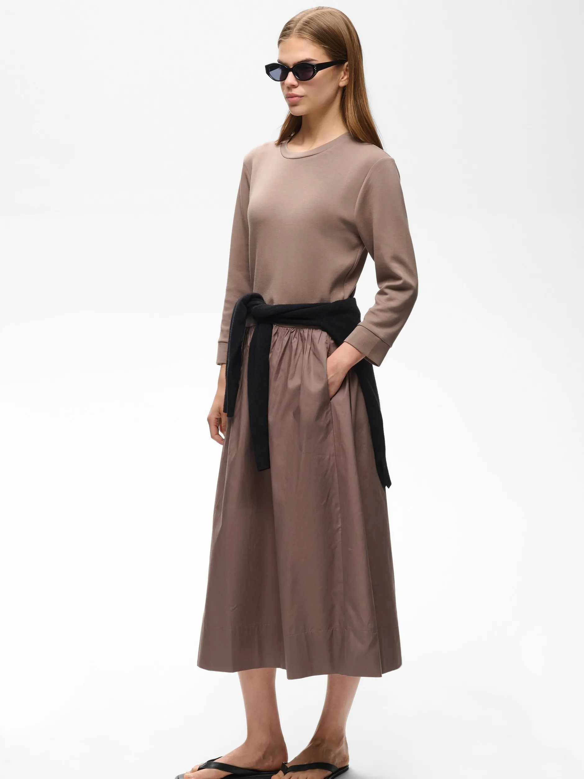 Inwear Damen Jerseykleid MiraIW in mocca
