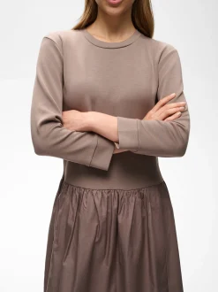 Inwear Damen Jerseykleid MiraIW in mocca