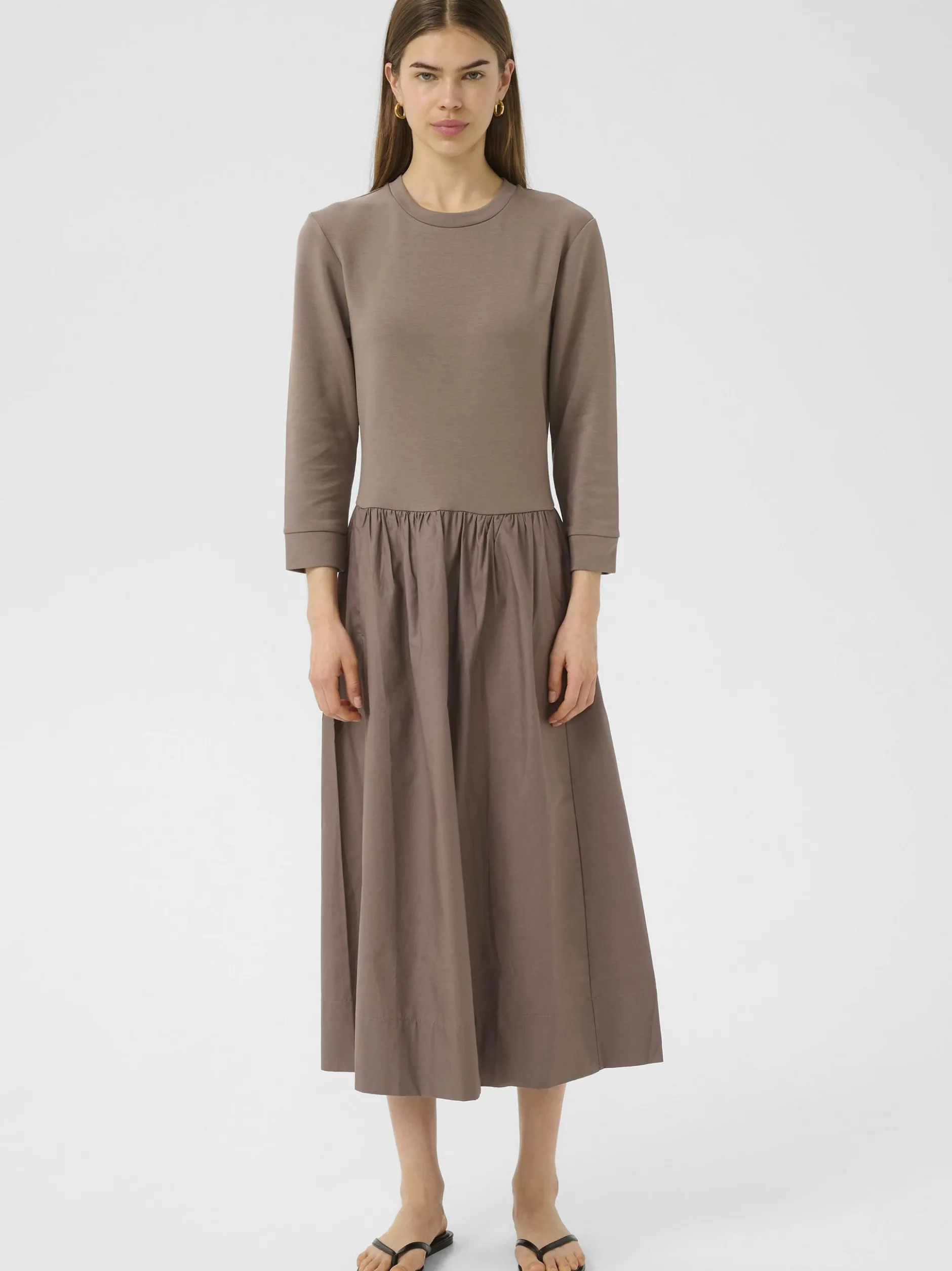 Inwear Damen Jerseykleid MiraIW in mocca