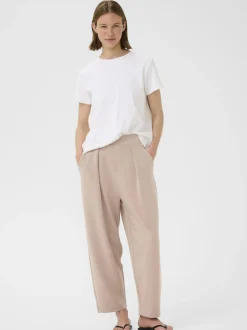 Inwear Damen Strickhose PannieIW Normale Taille mit tiefem Schnitt in grau
