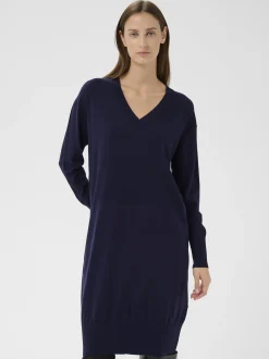 Inwear Damen Strickkleid PaulaIW in blau