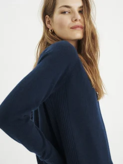 Inwear Damen Strickpullover Lukka in marine