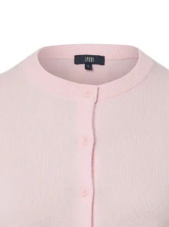 IPURI Damen Cashmere-Strickjacke in rosa