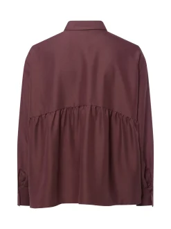 Ipuri Essentials Damen Hemdbluse - Nora in bordeaux