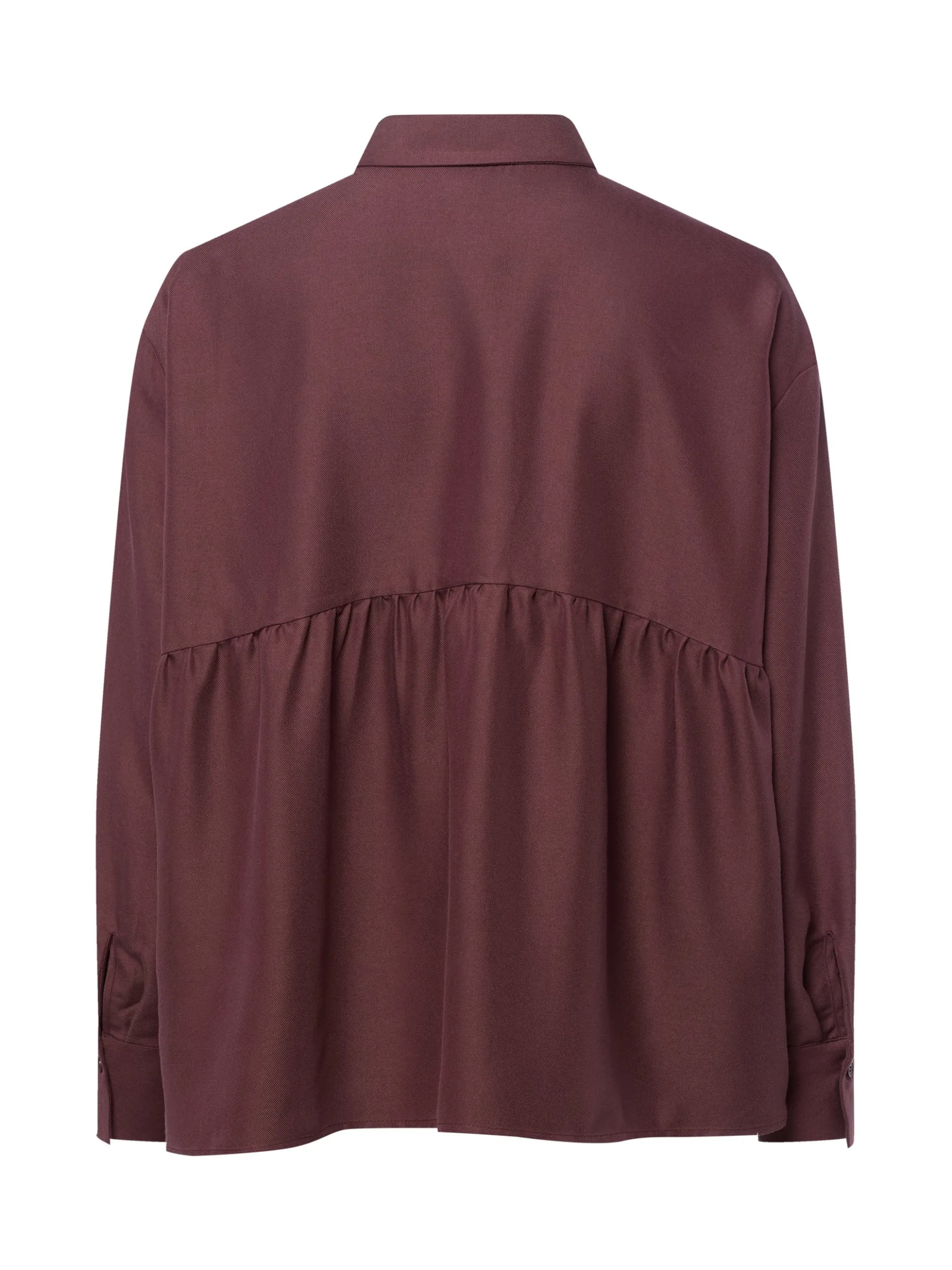 Ipuri Essentials Damen Hemdbluse - Nora in bordeaux