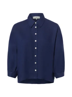 Ipuri Essentials Damen Leinenbluse - Francis in indigo