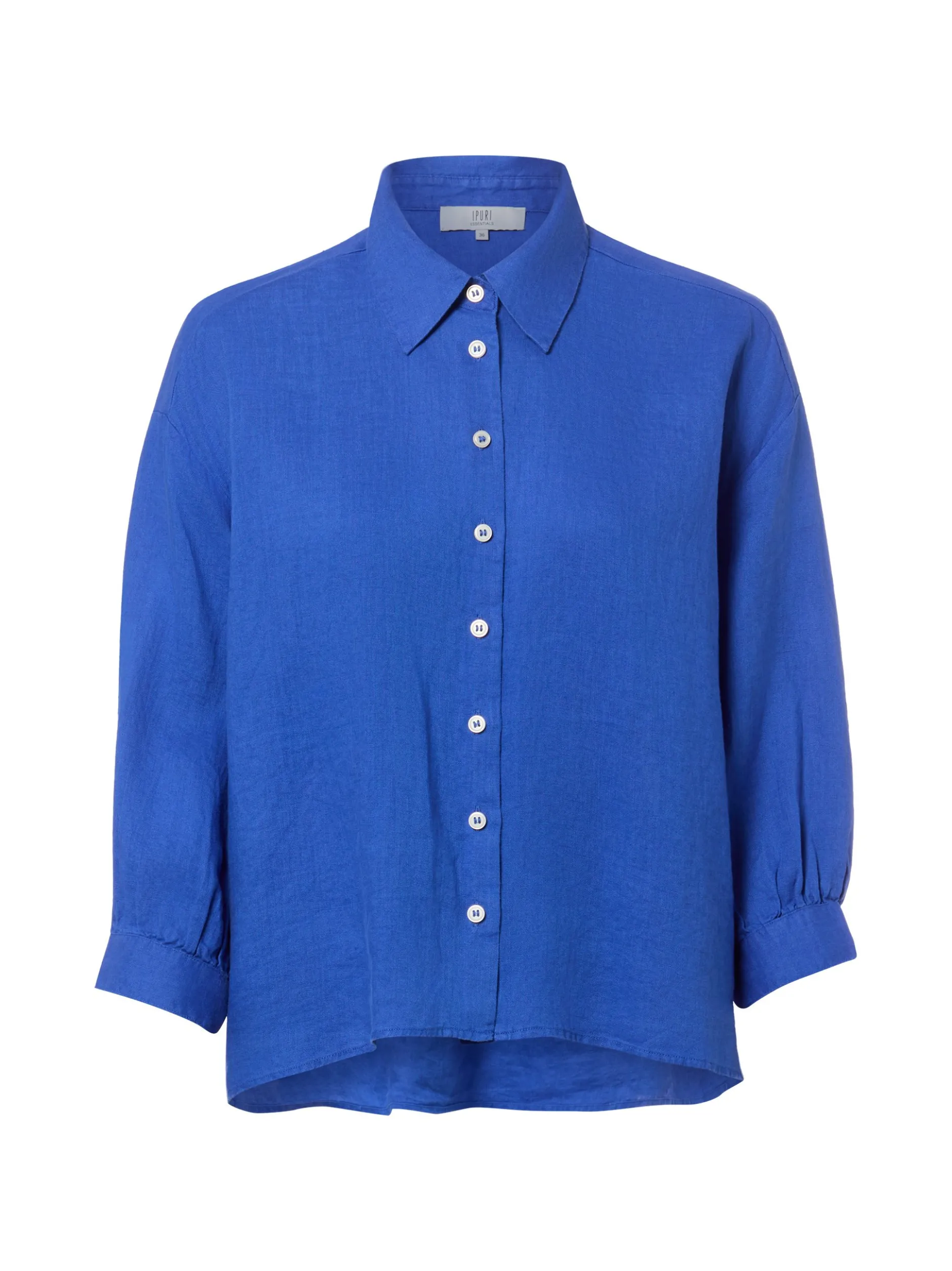 Ipuri Essentials Damen Leinenbluse - Francis in royal