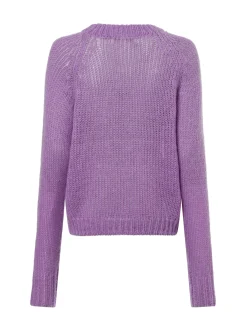 Ipuri Essentials Damen Strickpullover in flieder