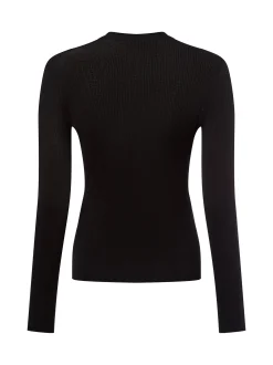 Ipuri Essentials Damen Strickpullover in schwarz