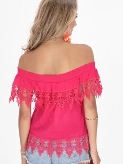 IZIA Damen Bluse in fuchsia