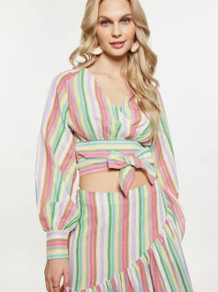 IZIA Damen Bluse in mehrfarbig