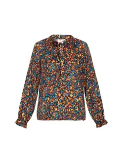 IZIA Damen Bluse in mehrfarbig
