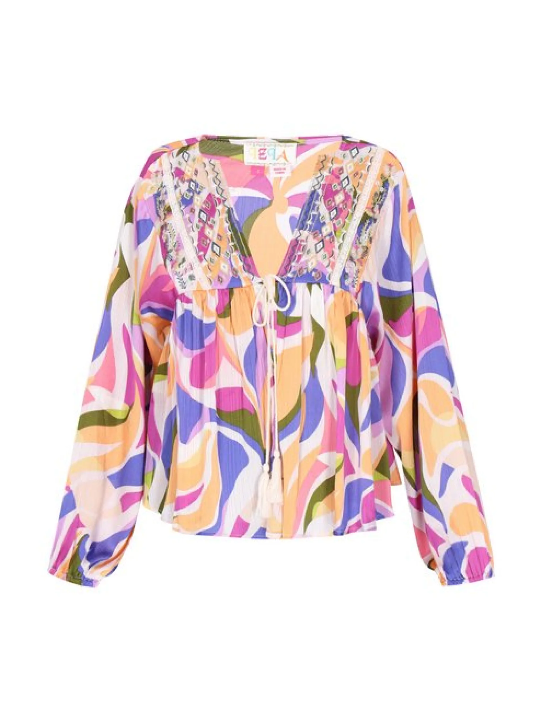 IZIA Damen Bluse in mehrfarbig
