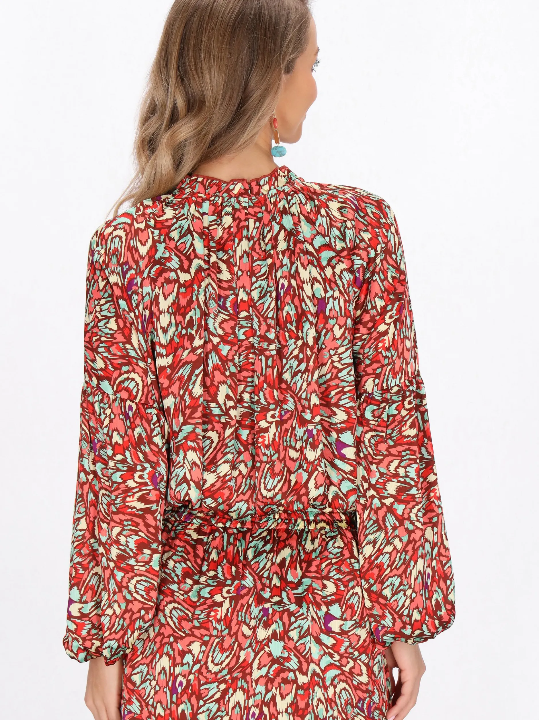 IZIA Damen Bluse in rot