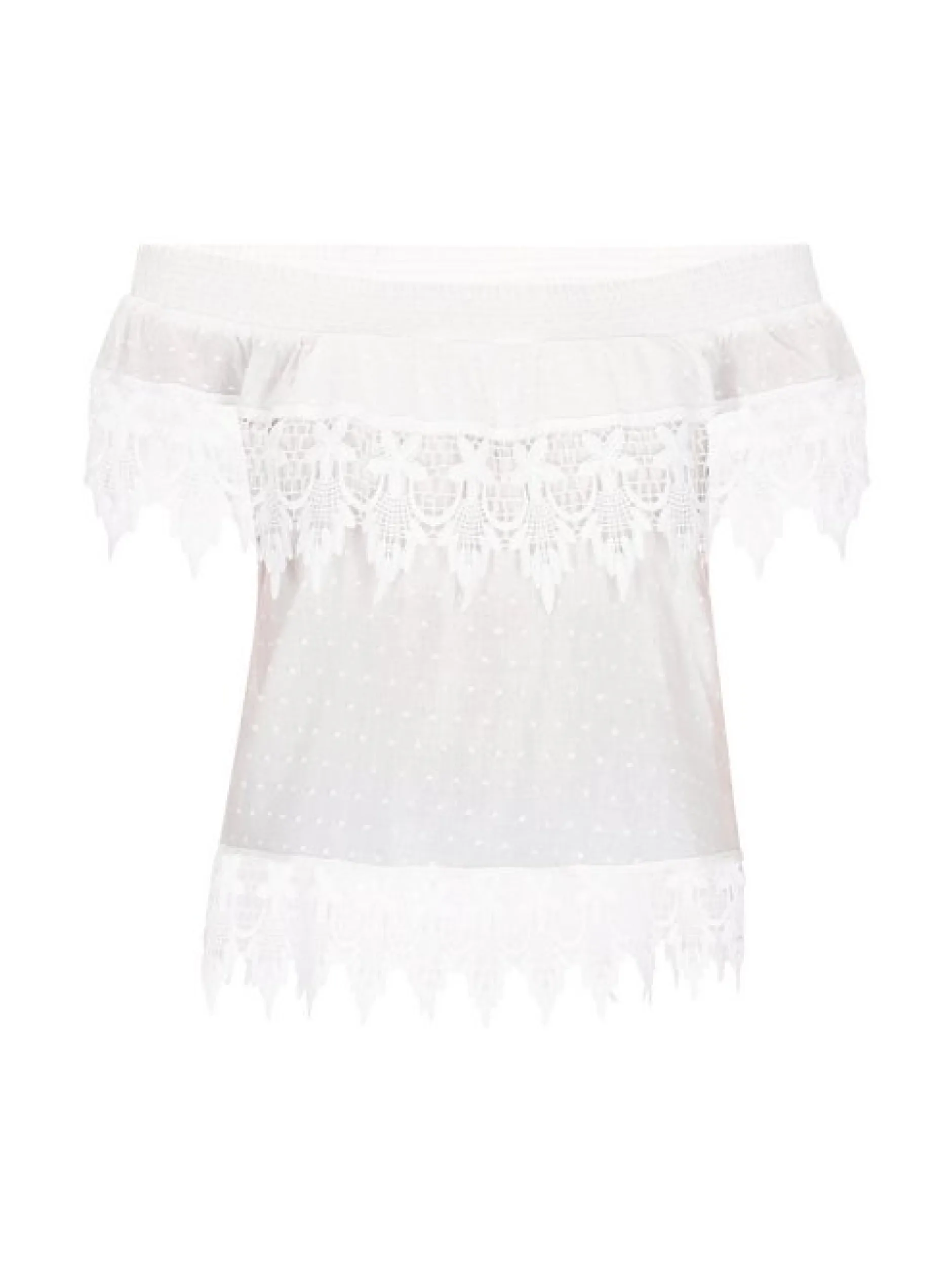 IZIA Damen Bluse in weiß