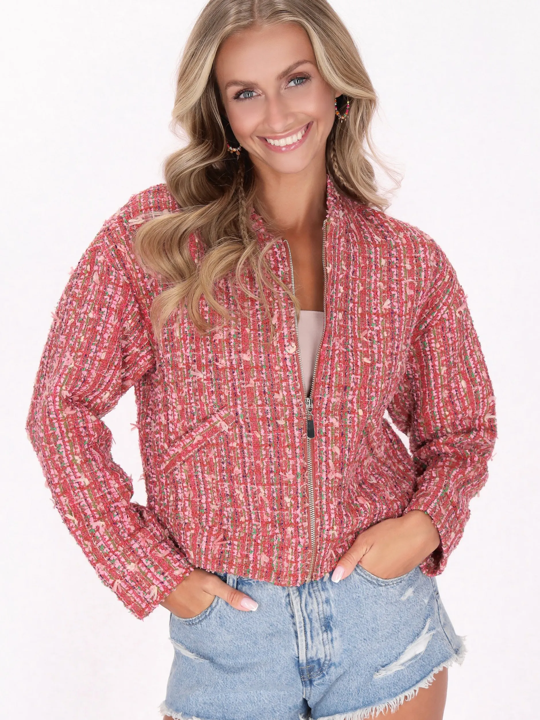 IZIA Damen Jacke in mehrfarbig