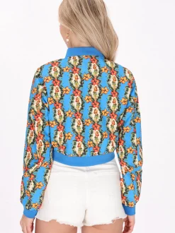 IZIA Damen Jacke in mehrfarbig