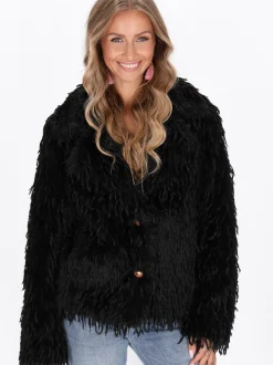 IZIA Damen Jacke in schwarz