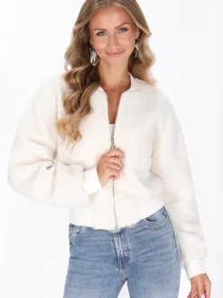IZIA Damen Jacke in weiß