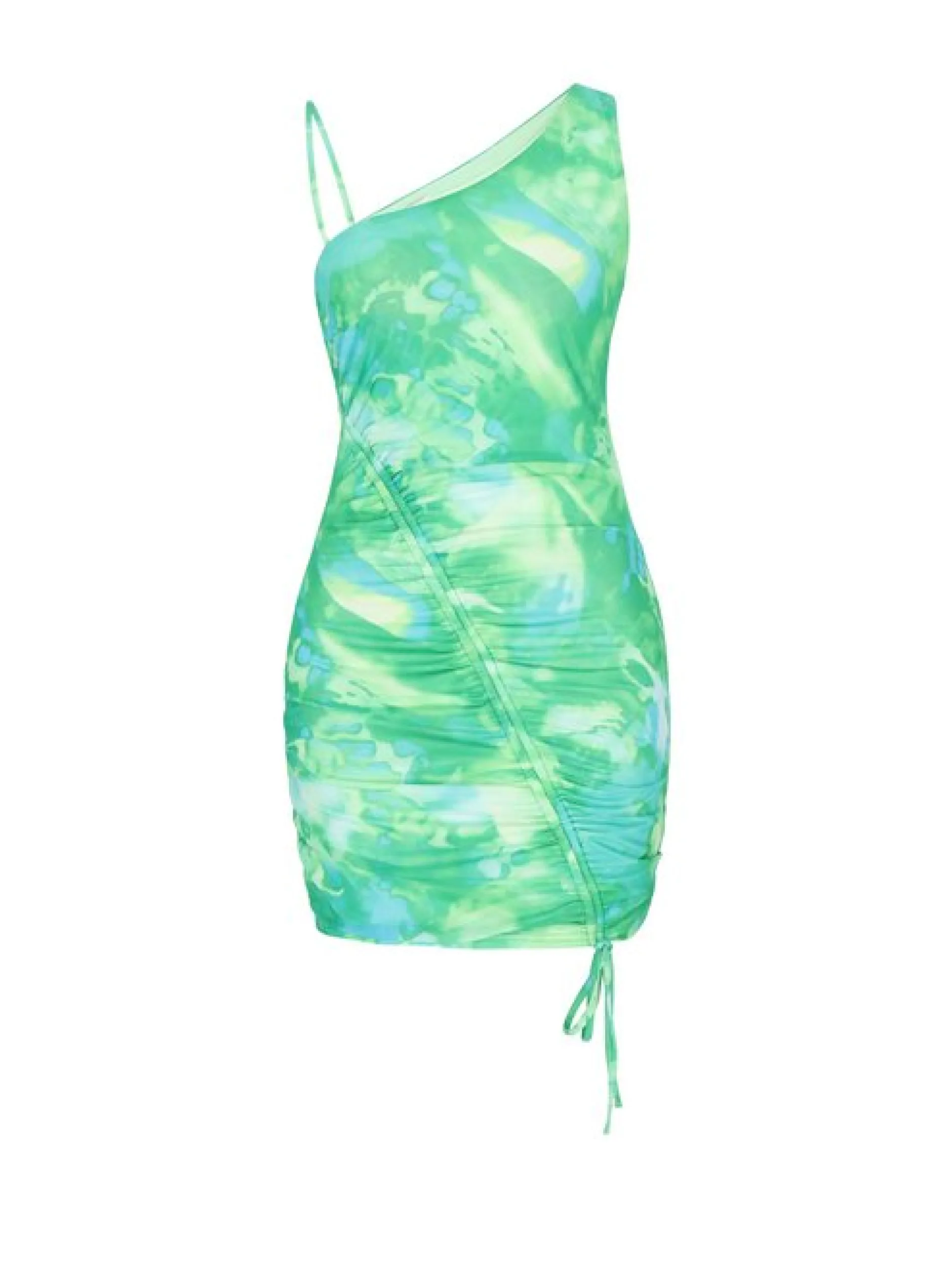 IZIA Damen Kleid in grün - Länge: mittel