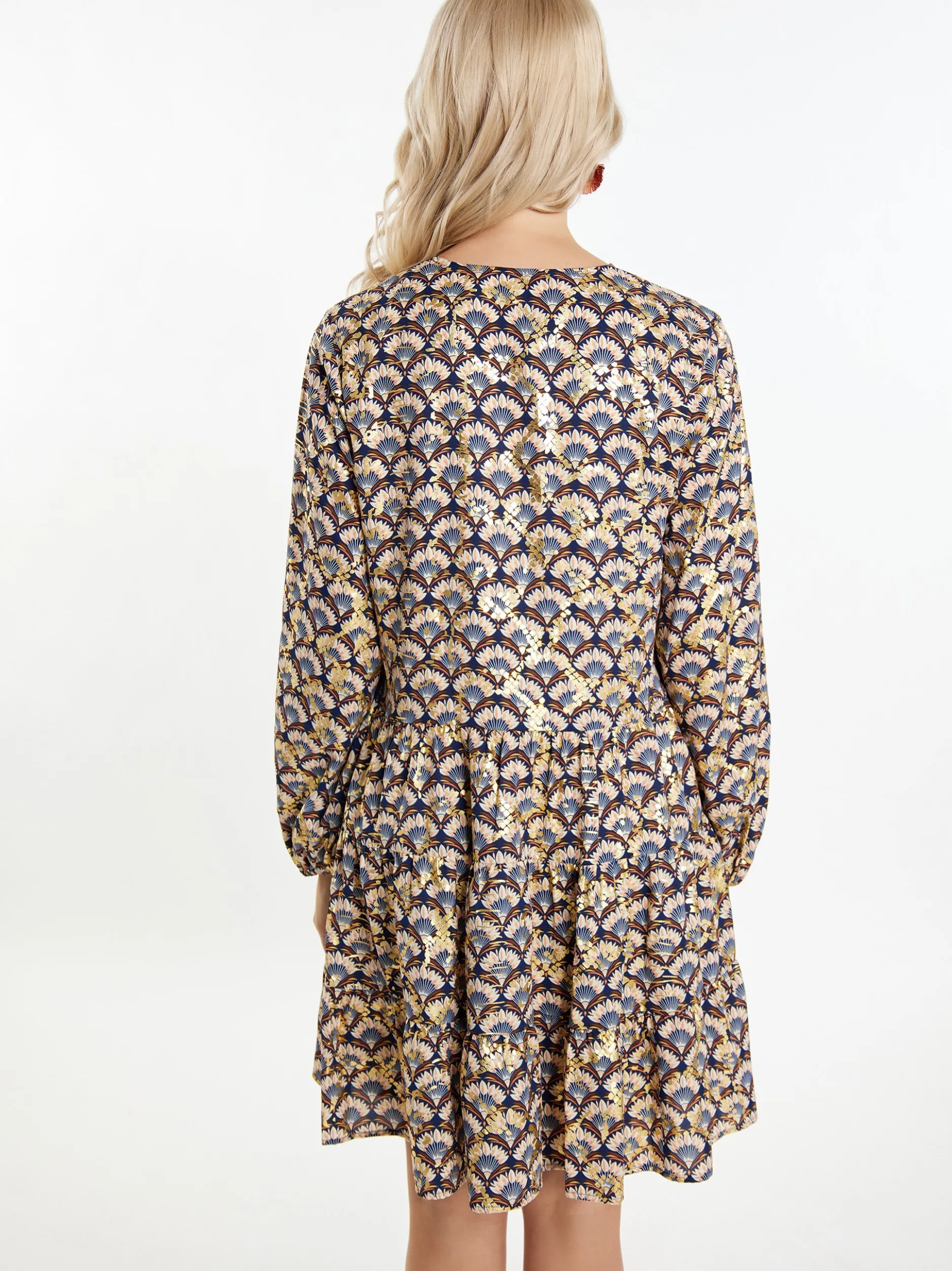 IZIA Damen Kleid in mehrfarbig - Länge: mittel