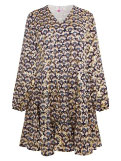 IZIA Damen Kleid in mehrfarbig - Länge: mittel