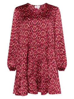 IZIA Damen Kleid in mehrfarbig - Länge: mittel